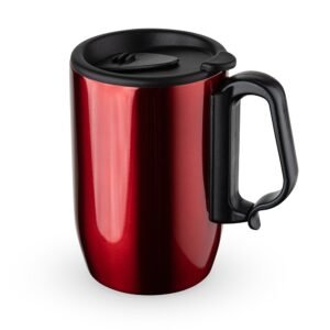 Caneca Inox Parede Dupla 350ml Diversas Cores