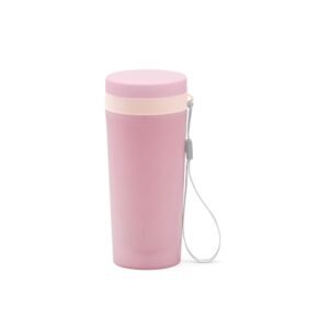 Copo Térmico Plástico Com Tampa 300ml Diversas Cores